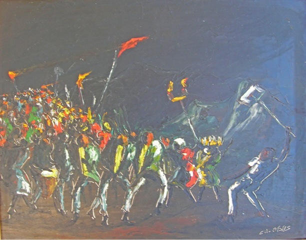 Charles Obas :  Une peinture singulière