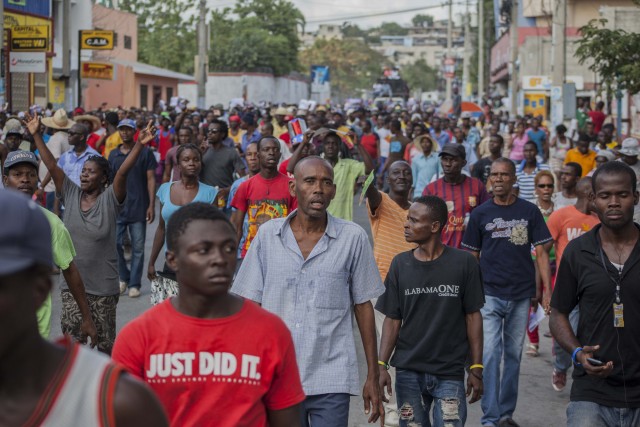 Dans les rues, l’opposition jubile après le départ de Michel Martelly
