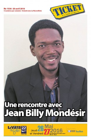Une rencontre avec Jean Billy Mondésir