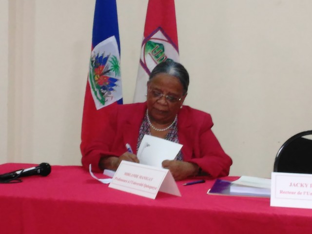 Mirlande Manigat et les amendements de la Constitution 