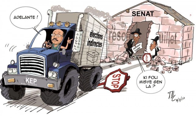 Les élections indirectes ont démarré, la résolution du Sénat reste dans les tiroirs