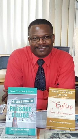 Sony Lamarre Joseph : quatre ouvrages signés à l’Institut français en Haïti