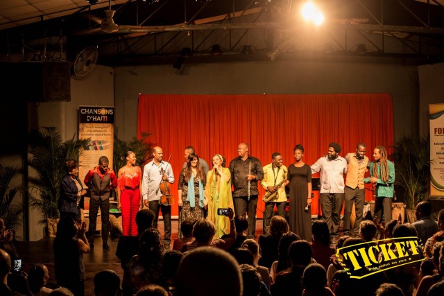 Karine Margron clôture en beauté son projet : Chansons d'Haïti
