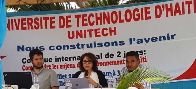 L’Université de technologie d’Haïti a tenu un colloque sur les enjeux  de l’environnement en Haïti 