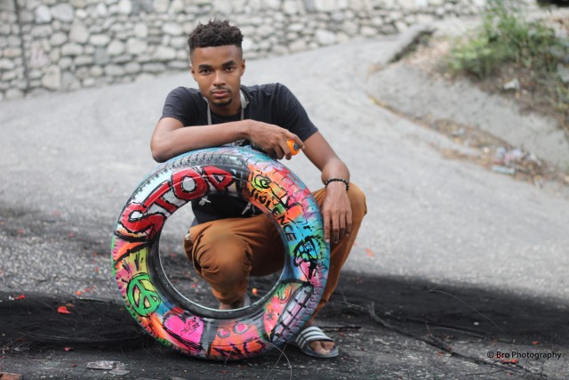 Tire Art Challenge: pour une alternative aux protestations violentes