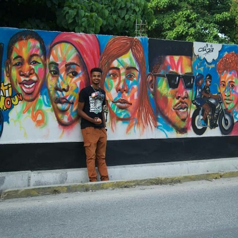 Olivier Ganthier en résidence « street artist in residence » en Californie