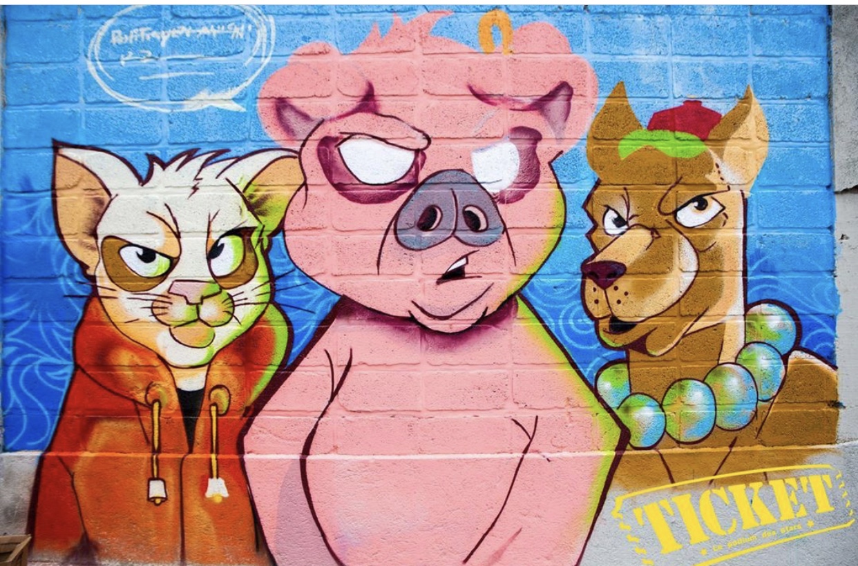 Tchooko, le graffeur messager