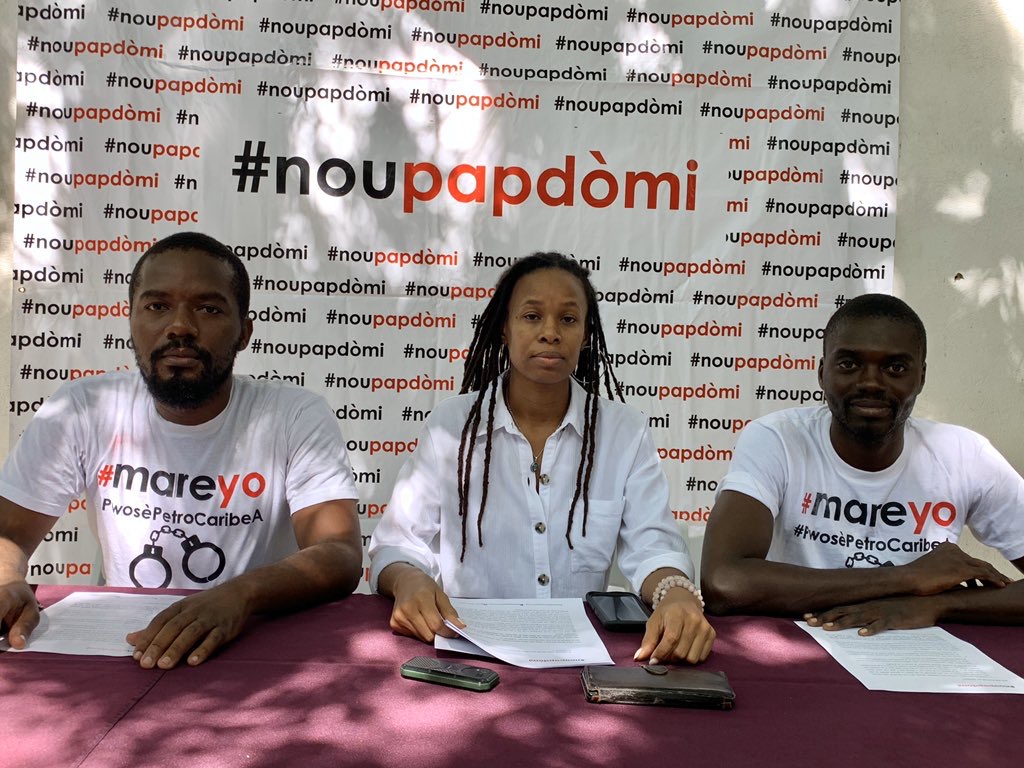 Nou pap dòmi : « C’est aux Haïtiens de trouver une solution à la crise »