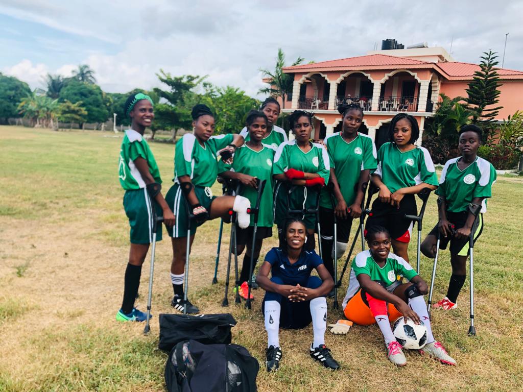 Quand les femmes handicapées haïtiennes  se mettent au foot