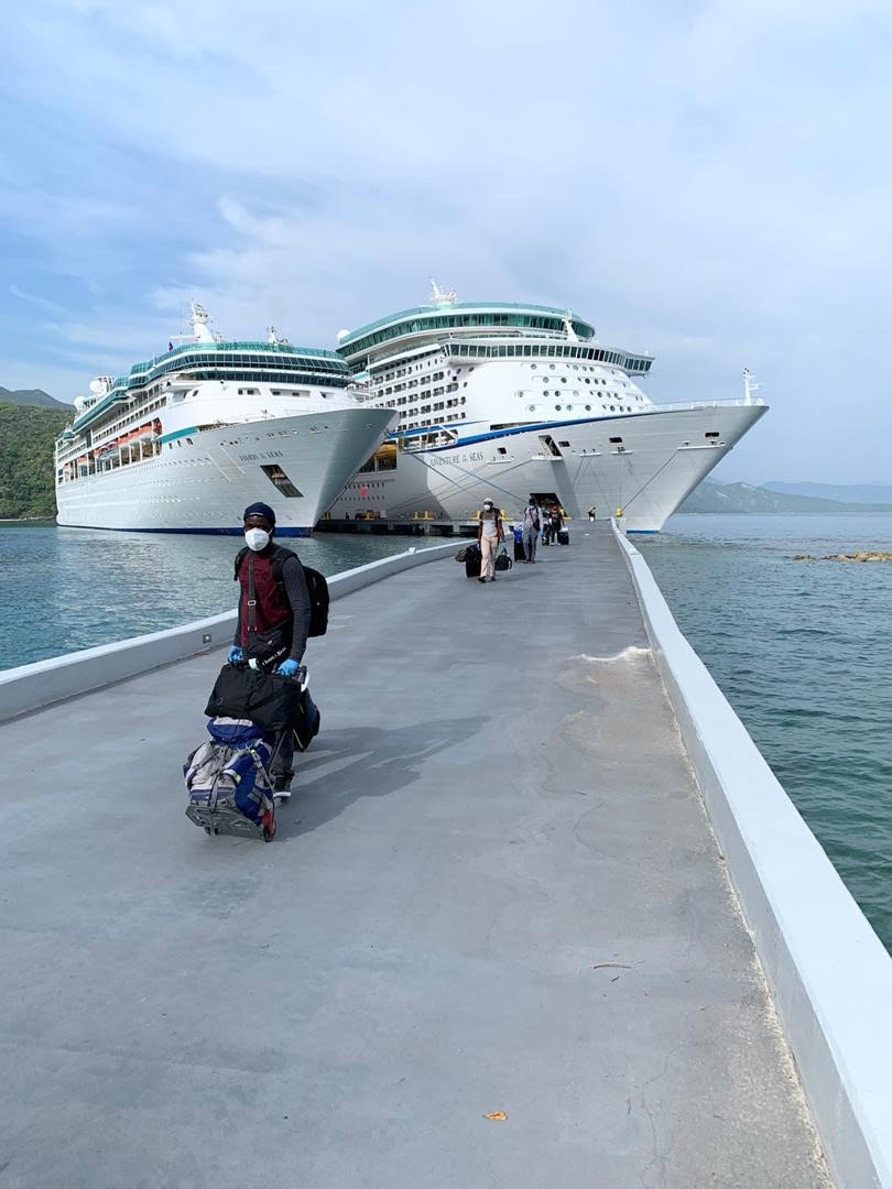 101 membres d'équipage de la Royal Caribbean rapatriés à Labadee