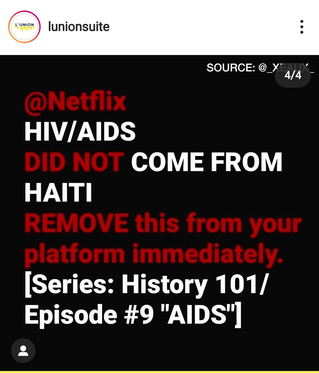 Une série sur Netflix désigne Haïti comme foyer du sida