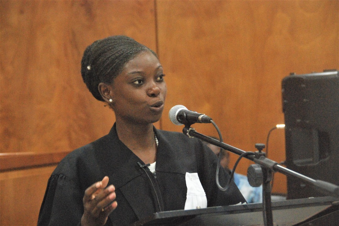 Rose Lumane Saint-Jean lauréate du concours de plaidoirie sur les droits humains