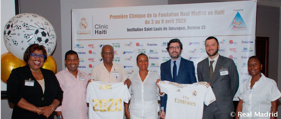 Le Real Madrid à pied d'œuvre en Haïti en décembre 