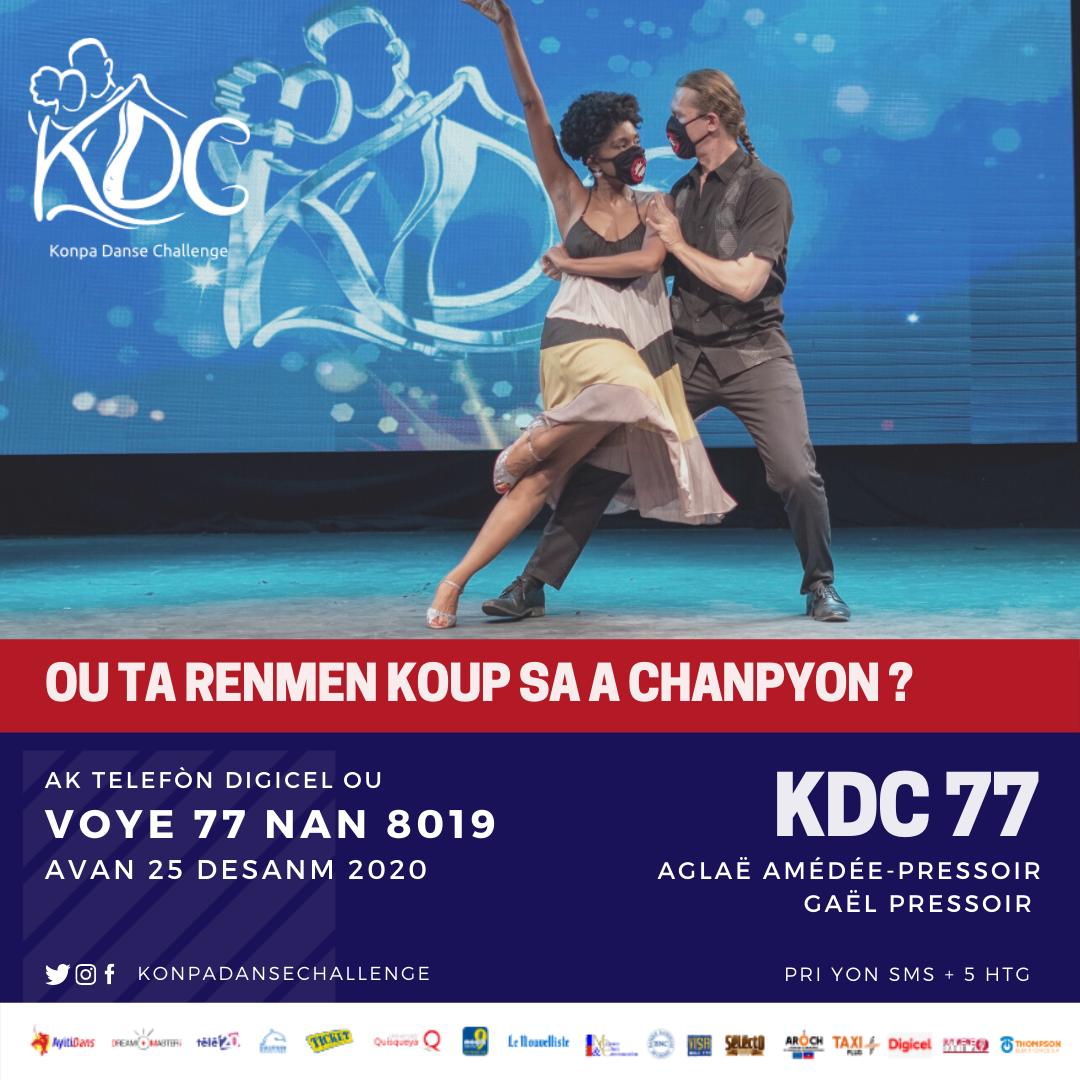 Aglaé et Gaël Pressoir, KDC77 le binôme d’amateurs du club des six finalistes
