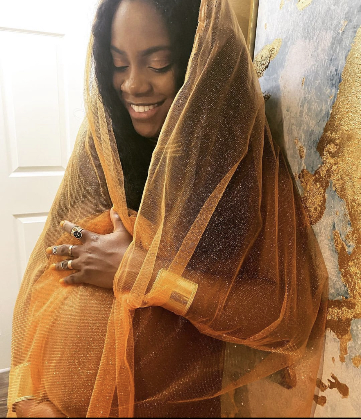 Princess Eud attend un enfant 