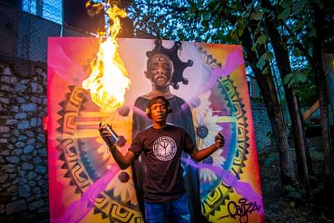 Rayza, graffeur contre la haine