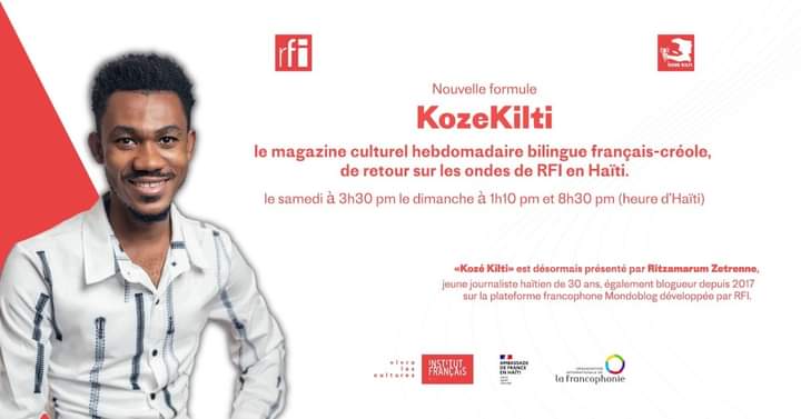 Ritzamarum Zétrenne, nouvel animateur de « Koze Kilti »
