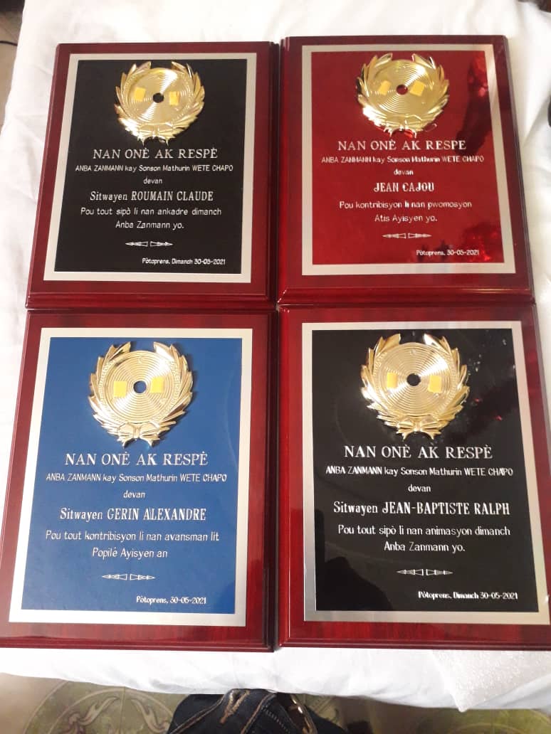 Anba zanmann kay Sonson Mathurin onore kat aktivis kiltirèl