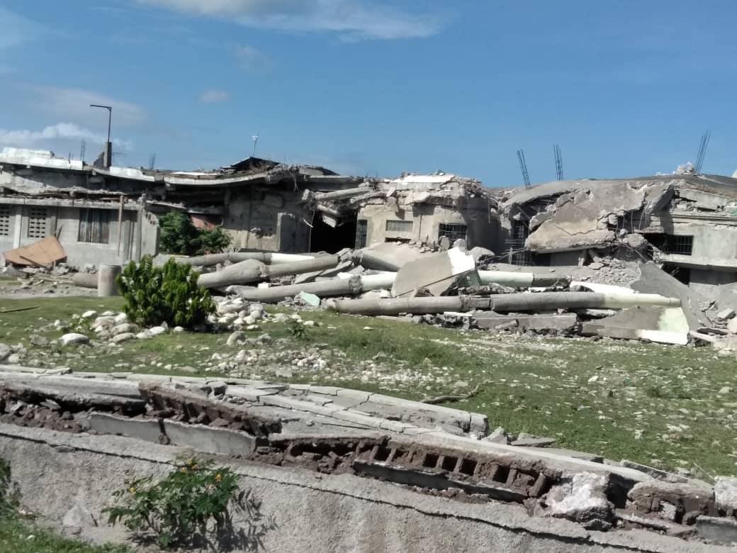 L’IMR, la seule école de Régnier, détruite par le séisme