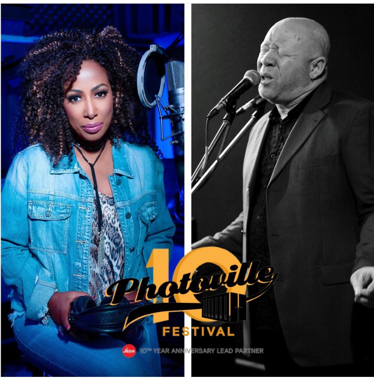 Malou Beauvoir et James Germain à l’ouverture du festival « Photoville » à New York ce week-end