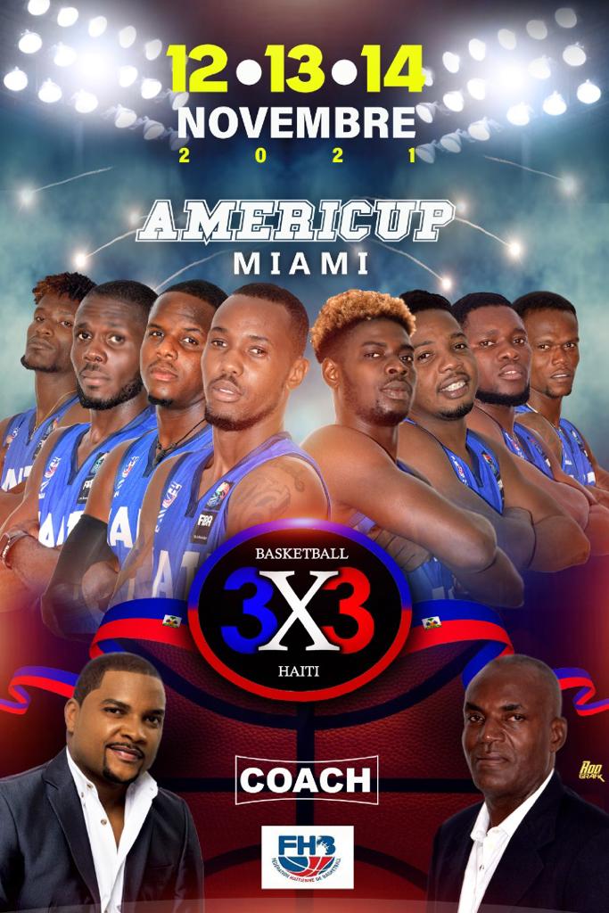 Haïti se prépare à participer à l'AmeriCup 3x3 de basket