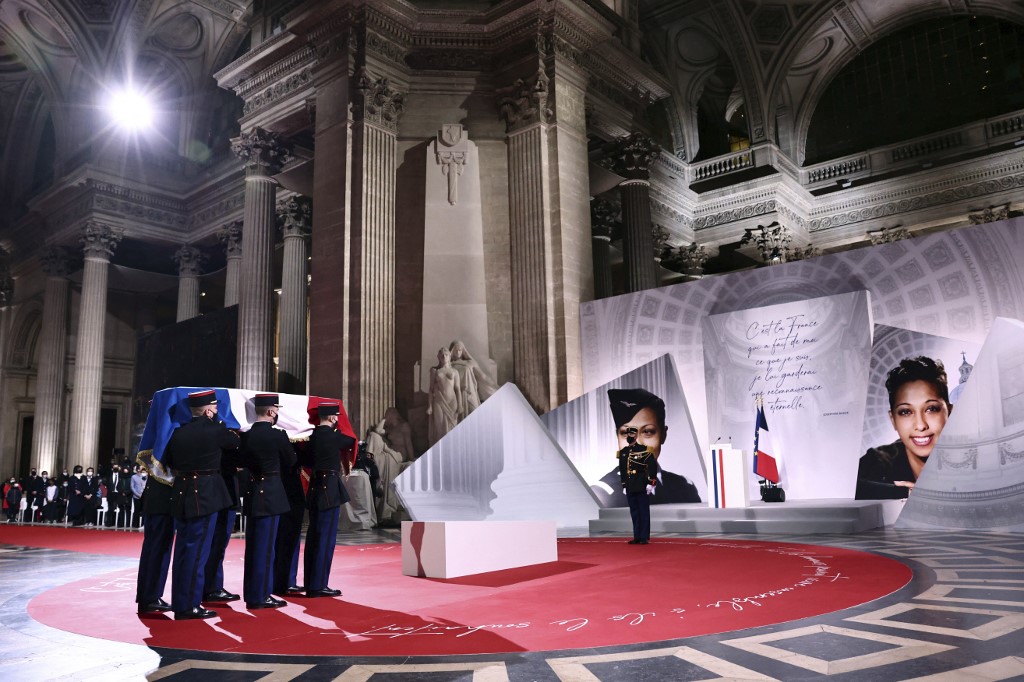 Entrée de Joséphine Baker au Panthéon: discours du président Emmanuel Macron