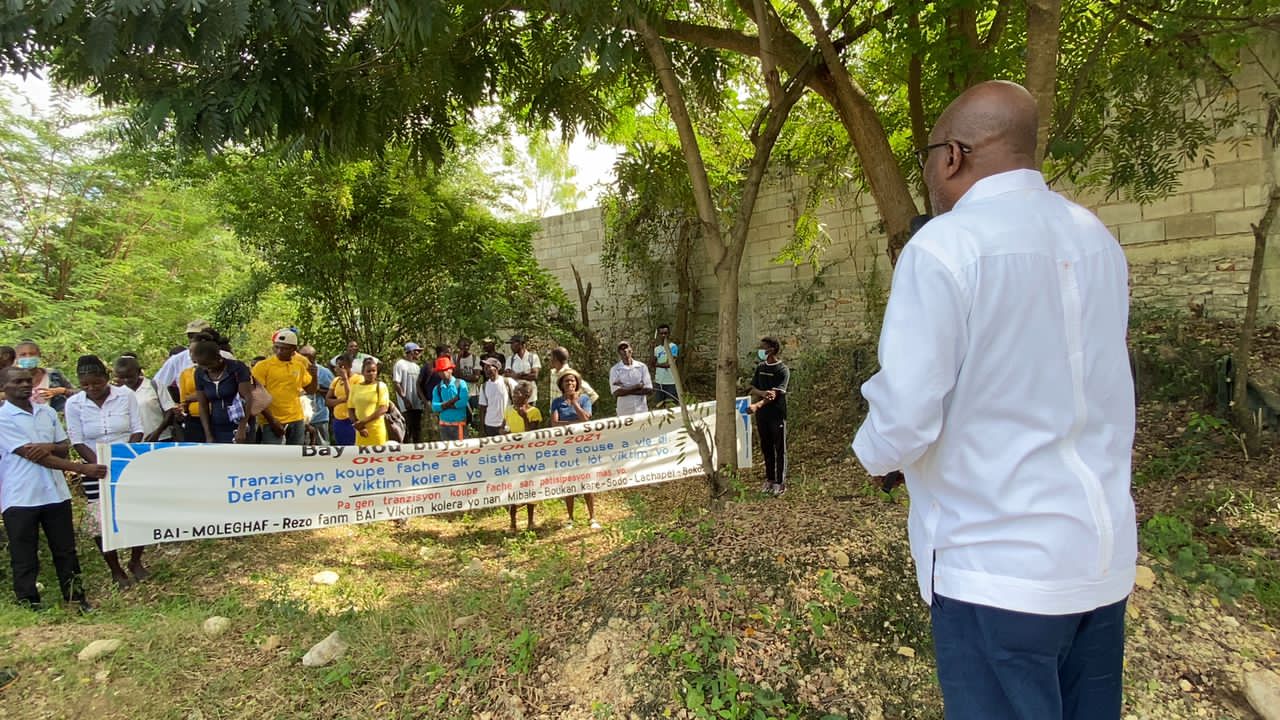 Mirebalais : les victimes du choléra, vent debout, attendent leur dédommagement 11 ans après