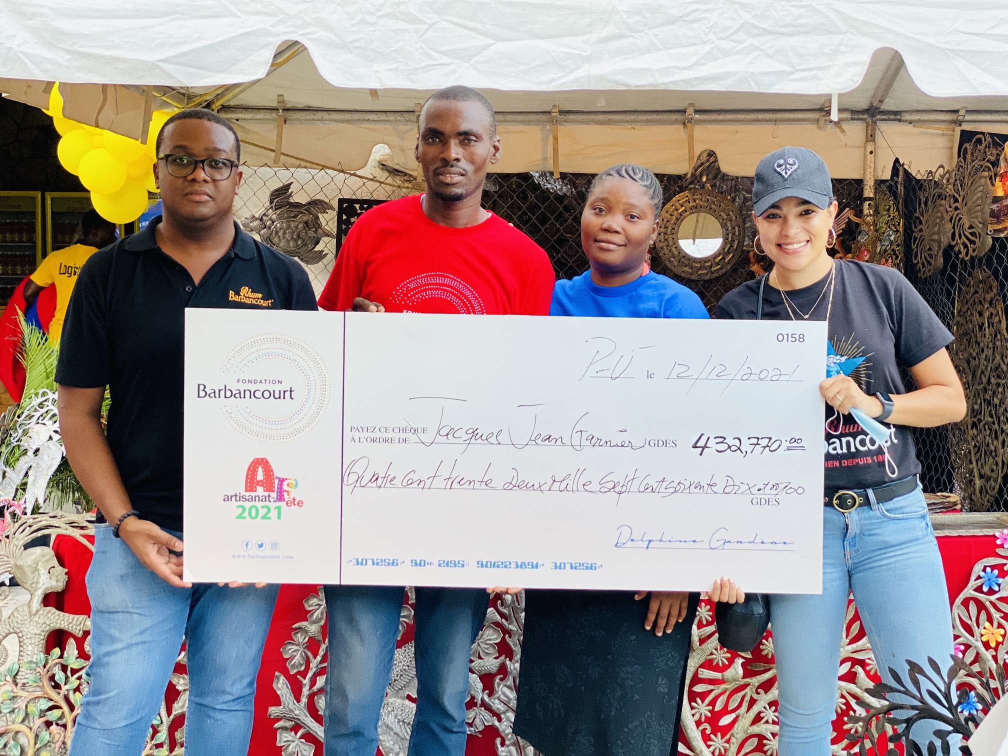 Barbancourt rend heureux un artisan