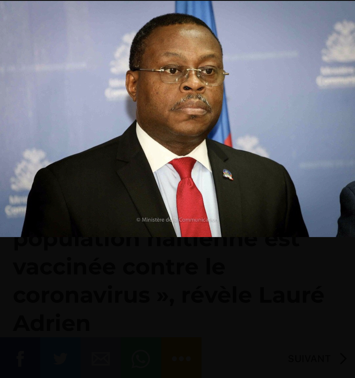 Flambée de cas de fièvre et de grippe enregistrée dans le pays, le MSPP n'écarte pas la possibilité de la propagation du variant Omicron