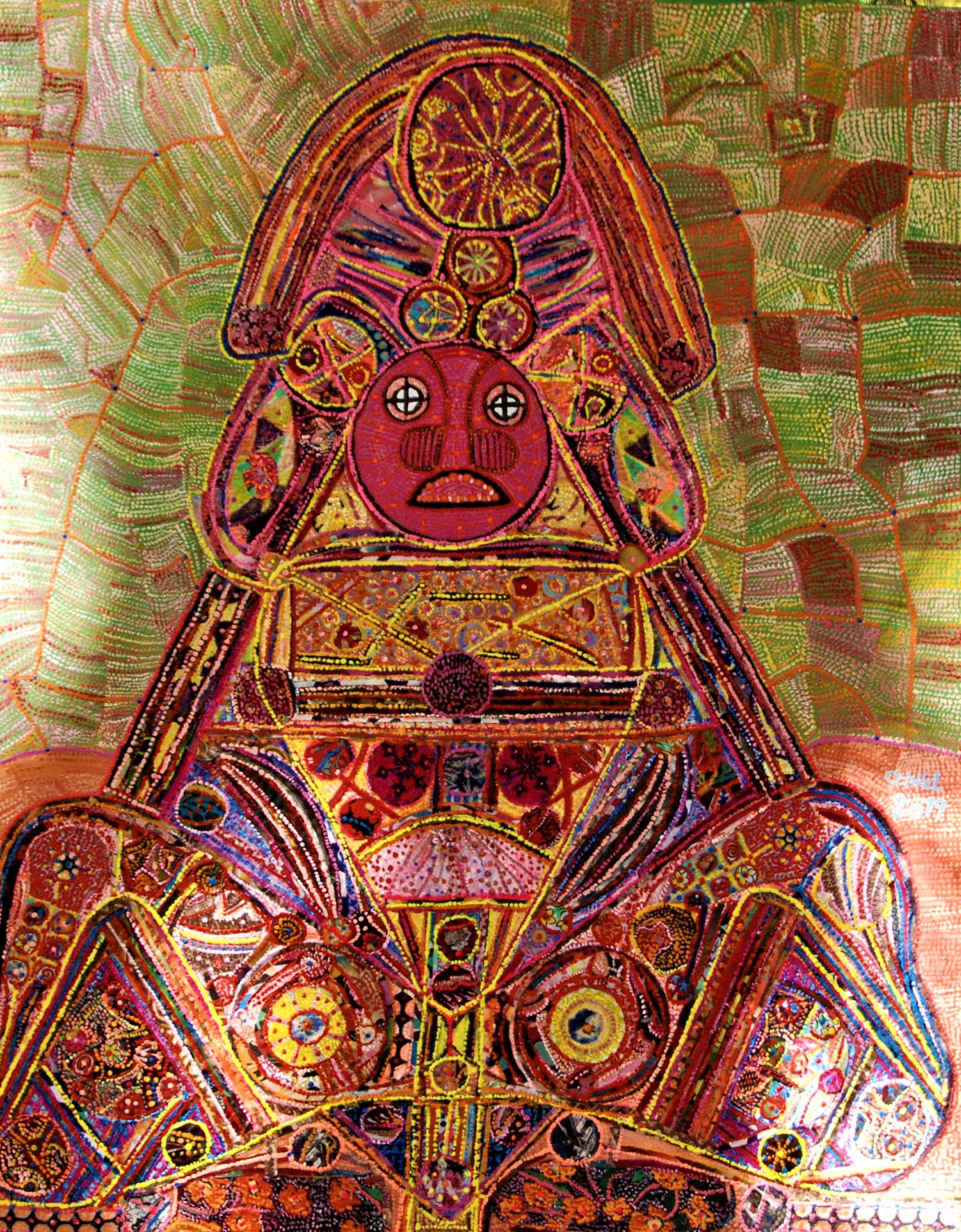 Onel possédé par les mystères de la peinture