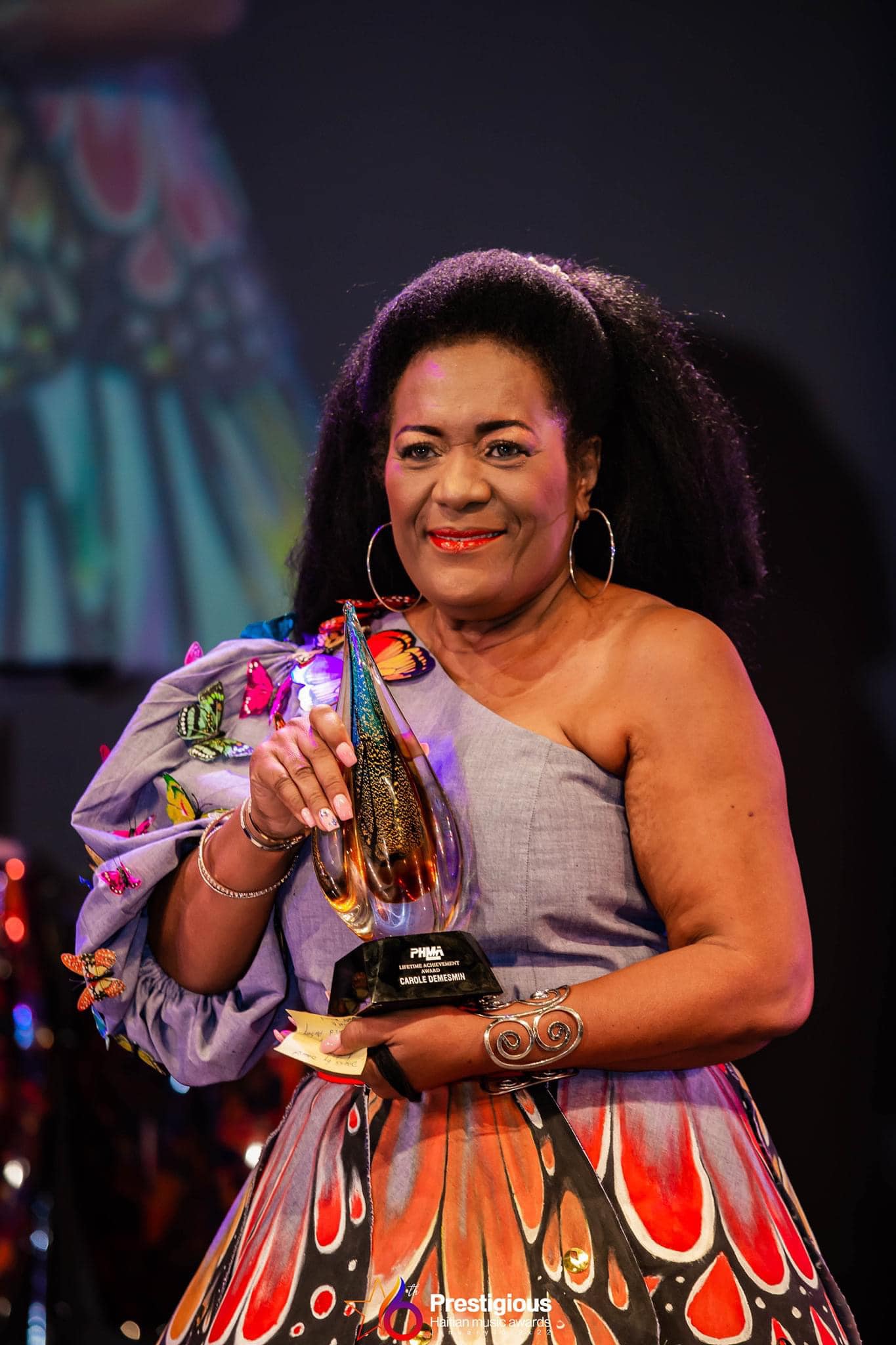 La chanteuse Carole Demesmin honorée à Miami