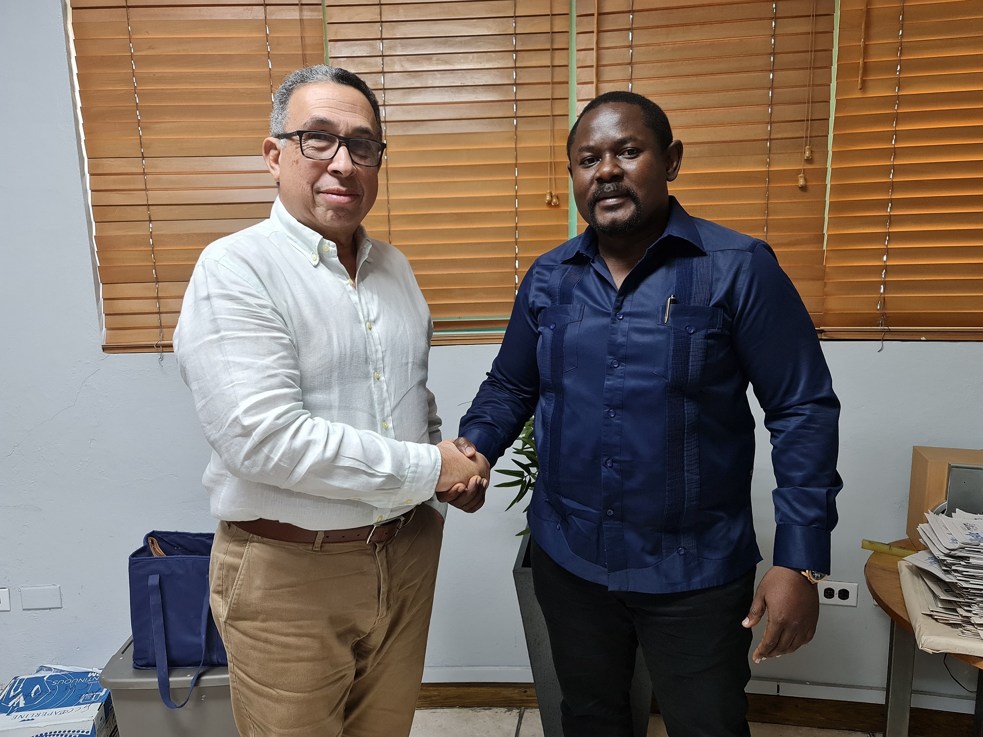 James Cadet, ministre de l’Environnement, a visité Le Nouvelliste