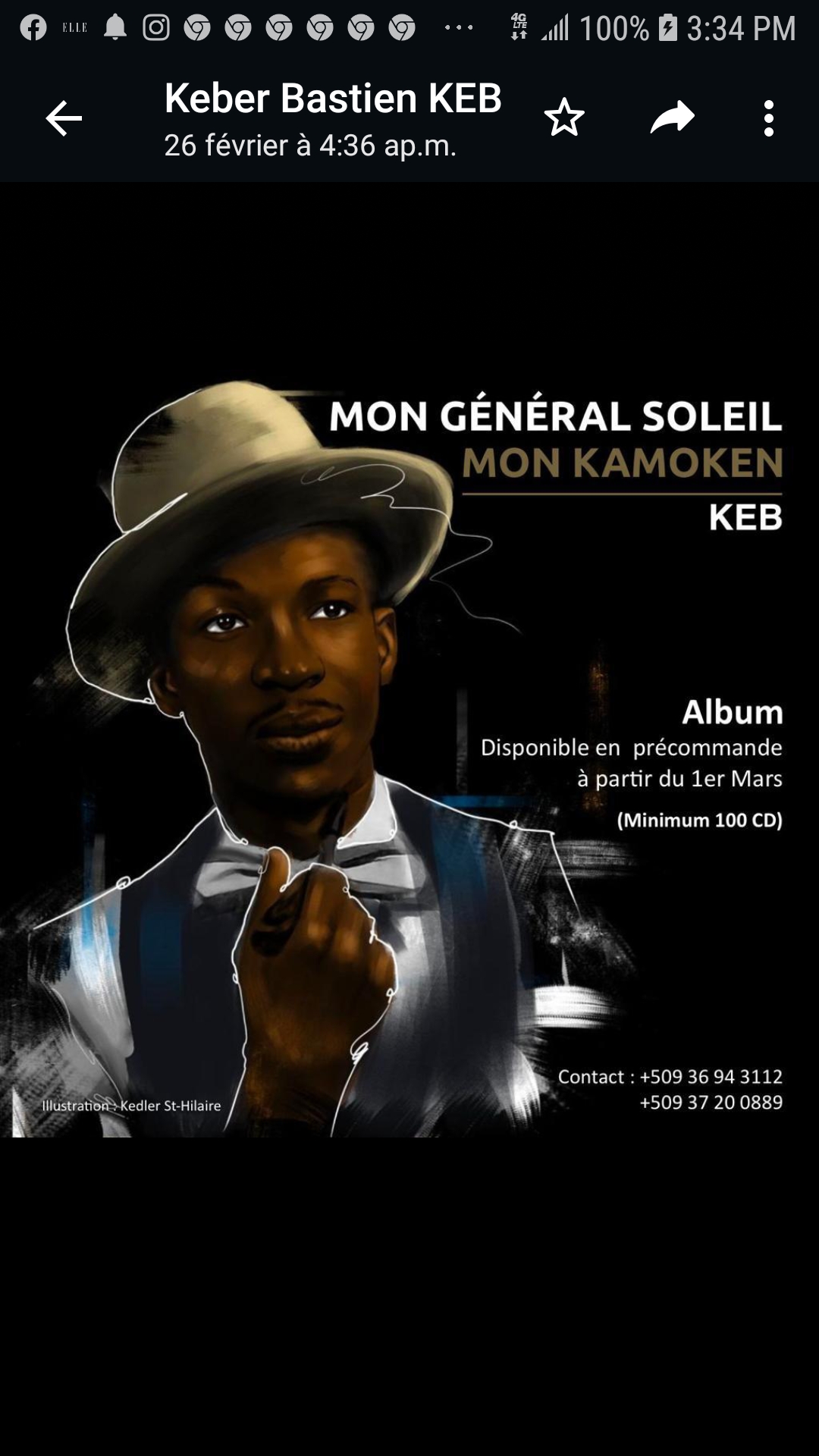 Mon Général Soleil de Keber Bastien