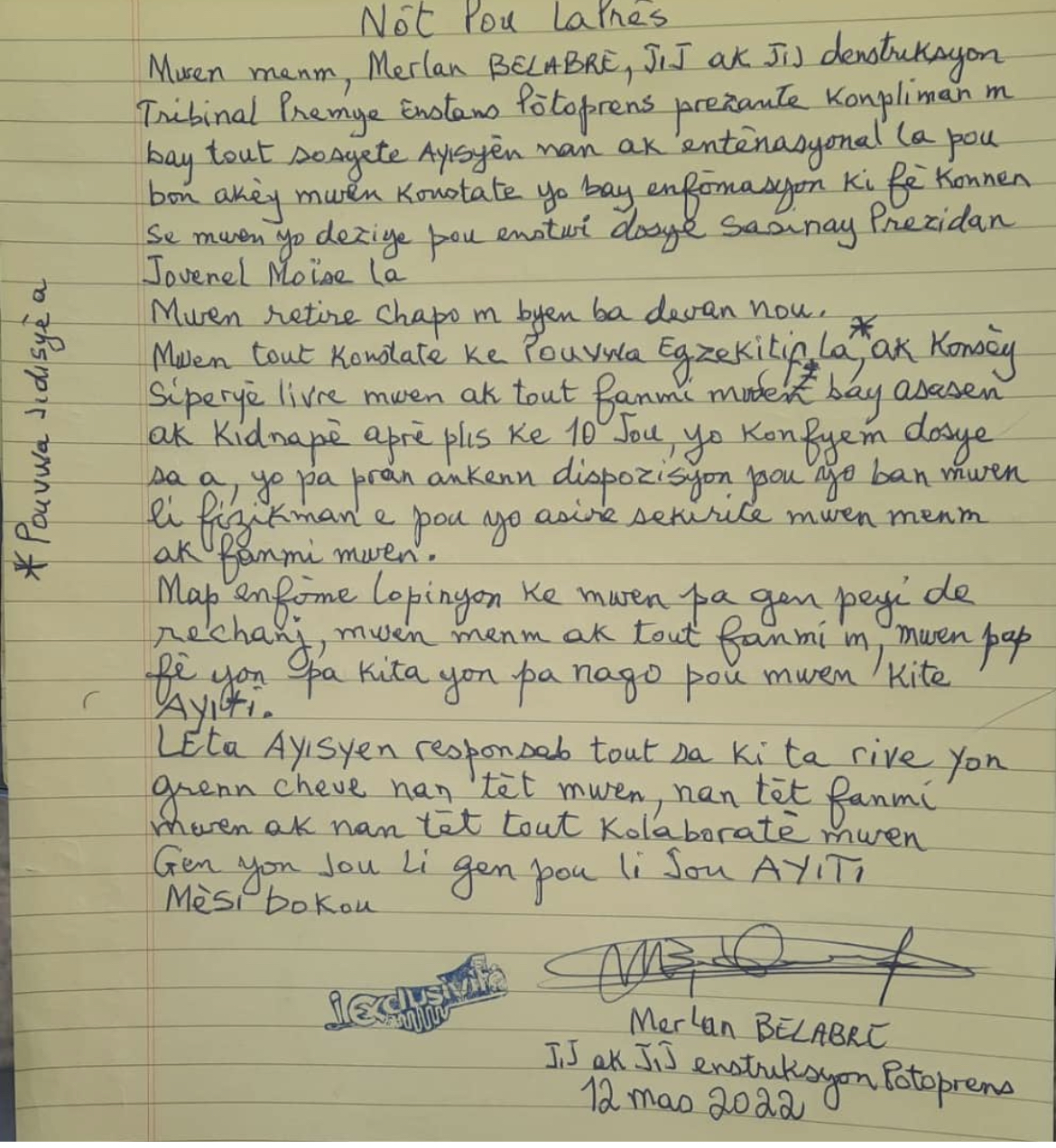 Assassinat de Jovenel Moïse, le nouveau juge d’instruction craint pour sa sécurité