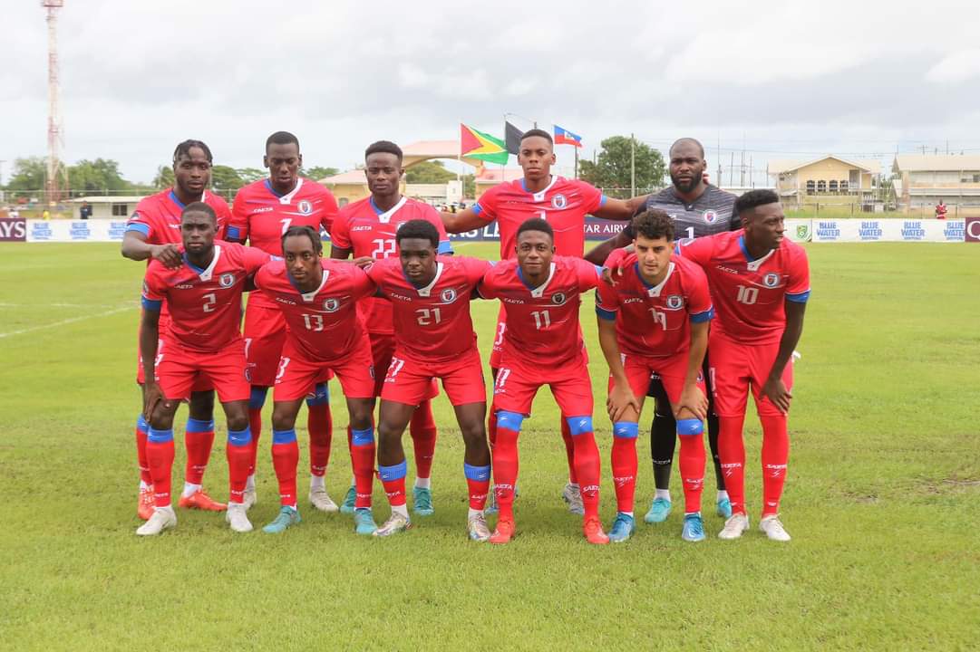 Football : Haïti supplante Guyana (6-0) et reste leader du groupe B