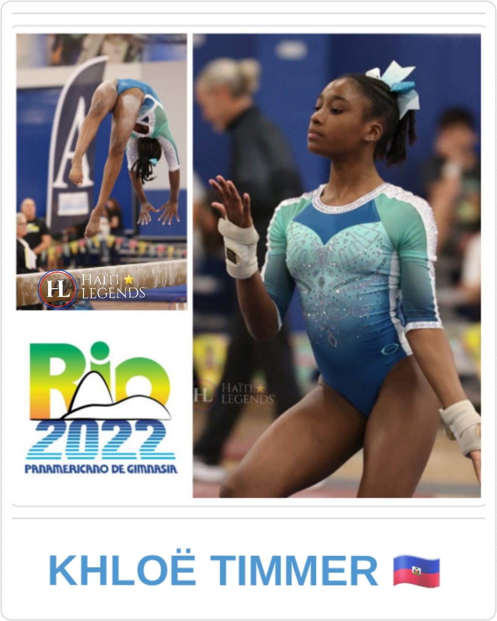 Participation historique de Khloë Ann Timmer au championnat panaméricain junior de gymnastique artistique