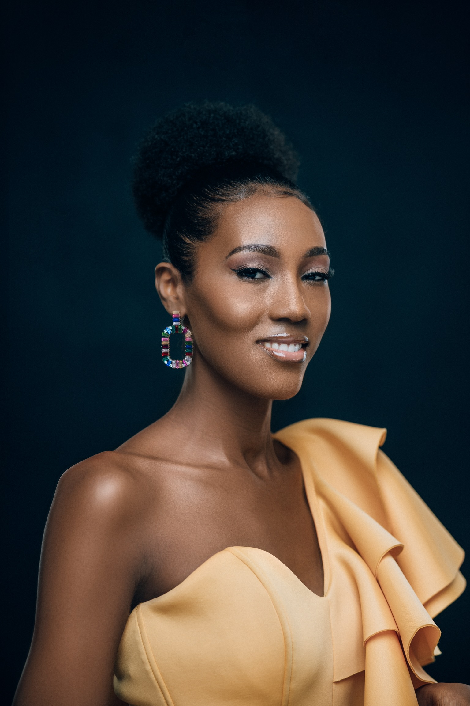 Mideline Phelizor à Miss Univers en janvier 2023