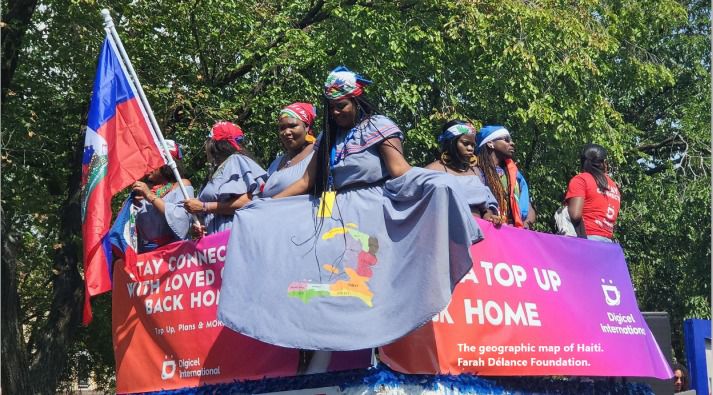 Le karabela de mille feux à la parade Labor Day à New York