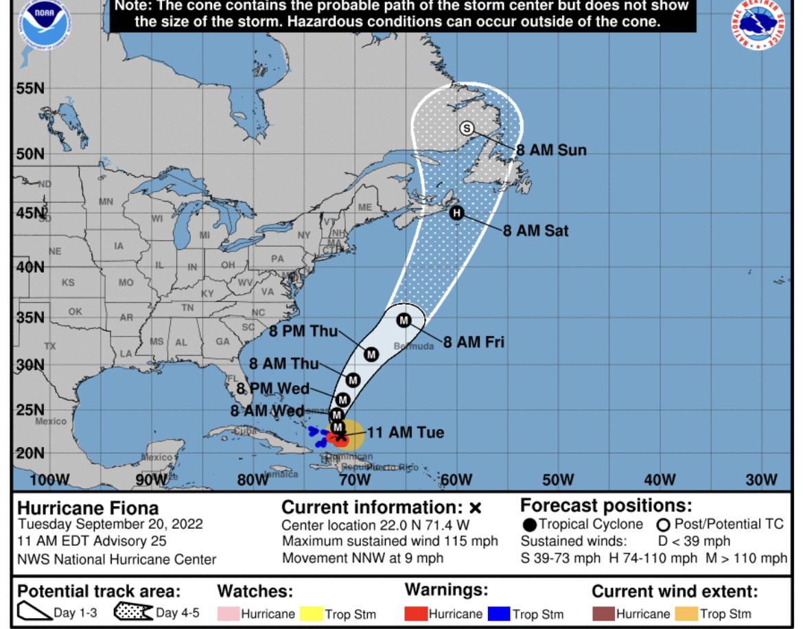 Fiona s’éloigne d’Haïti