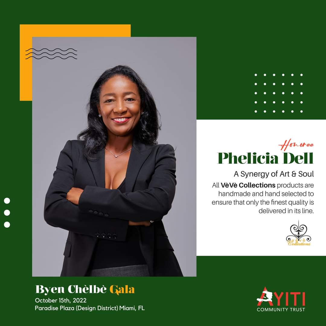 Phelicia Dell, invitée d’honneur au « Byen chèlbè gala »