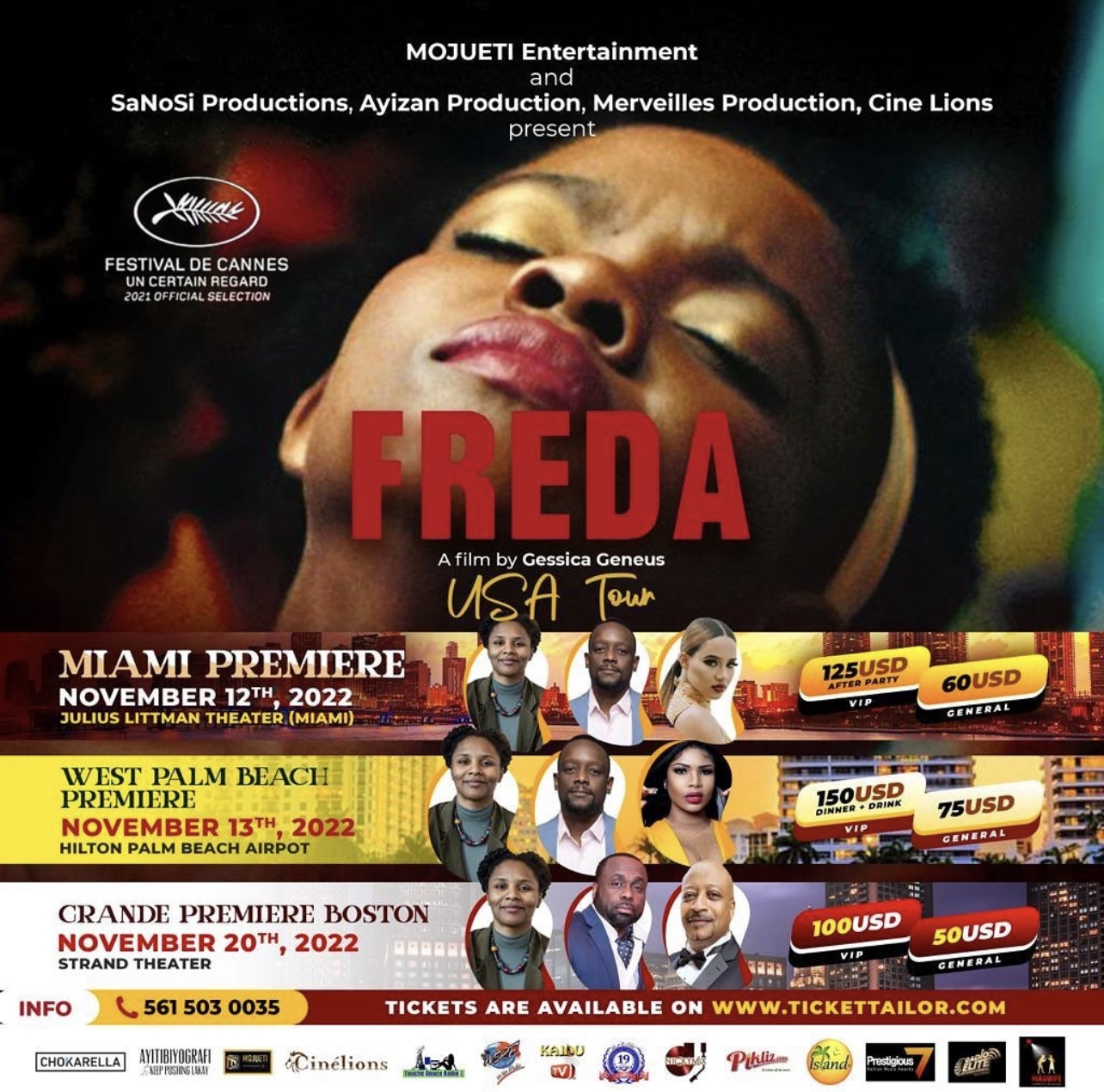 Freda en tournée aux Etats-Unis