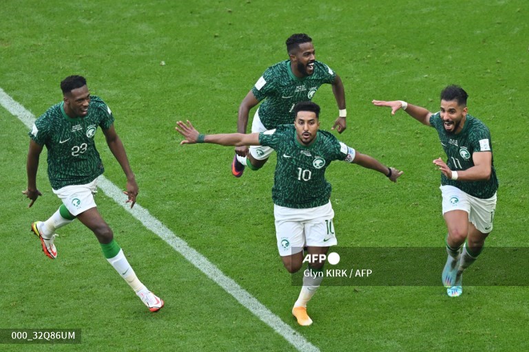 Mondial: l'Argentine de Messi terrassée par d'héroïques Saoudiens