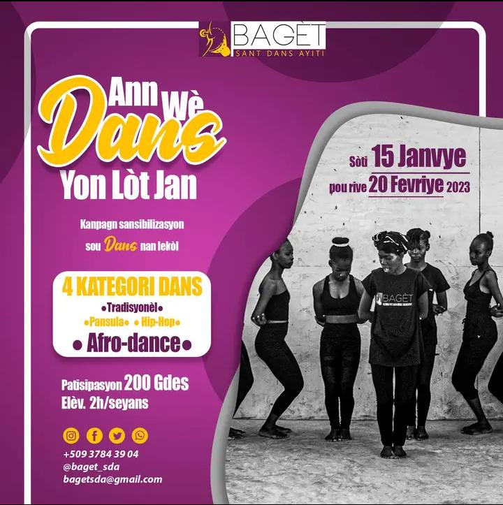 Bagèt Sant Dans Ayiti, une structure artistique qui promeut la danse et la culture