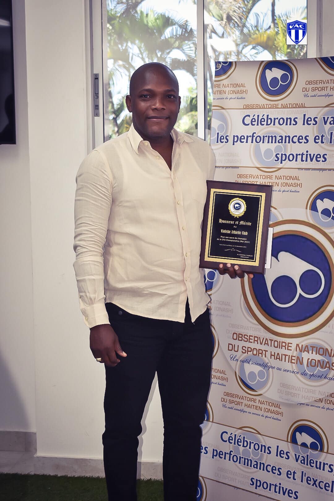 Football : Webens Prinsimé dit tout sur le Violette AC et la situation actuelle du sport roi haïtien