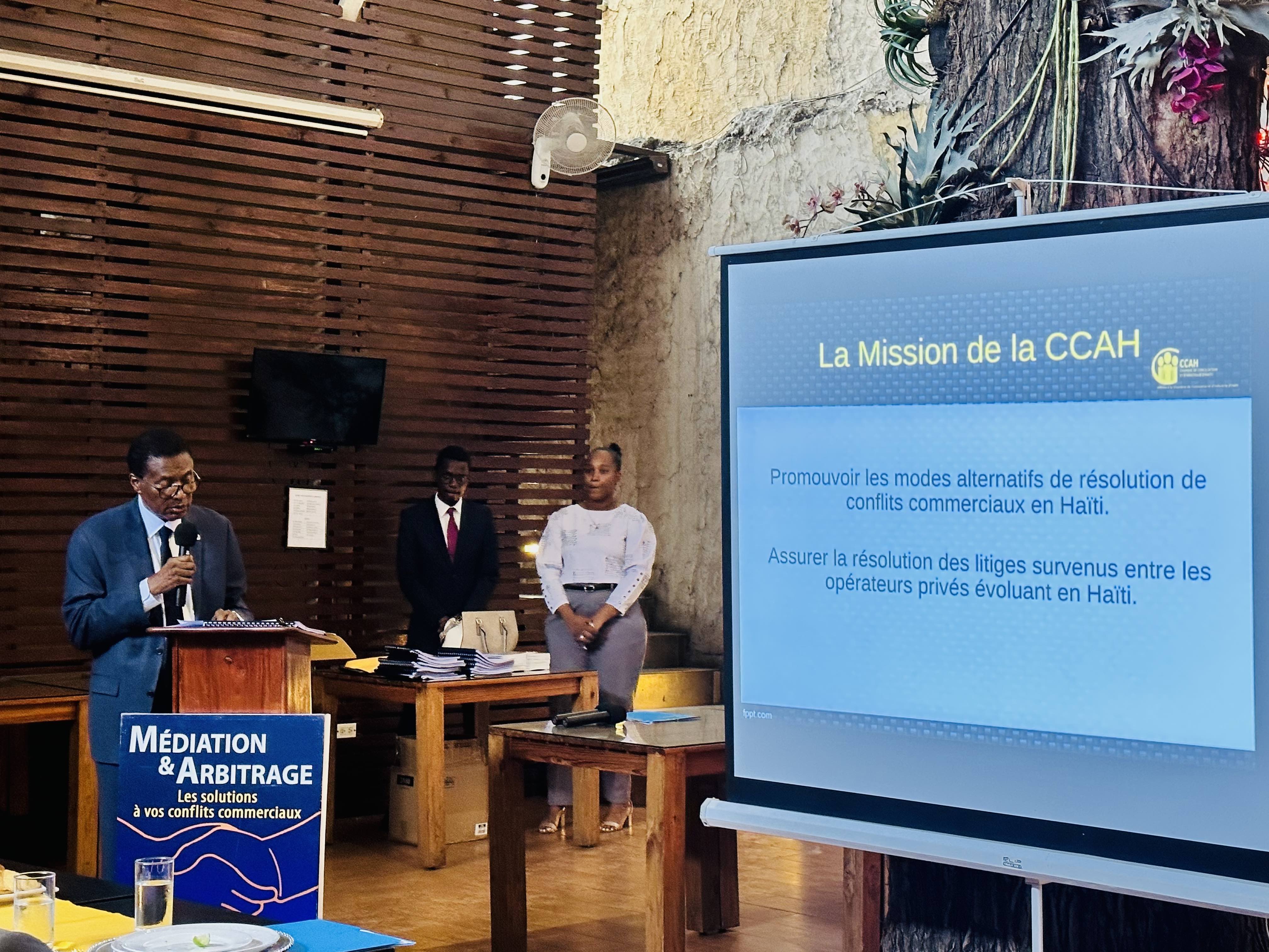 La Chambre d’Arbitrage et de Conciliation d'Haïti accueille de nouveaux arbitres et médiateurs