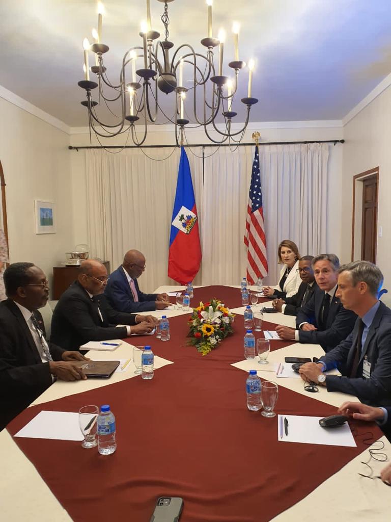 Antony Blinken : « Nous soutenons l'appel du gouvernement haïtien en faveur d'une force multinationale pour aider sa police à rétablir la sécurité »