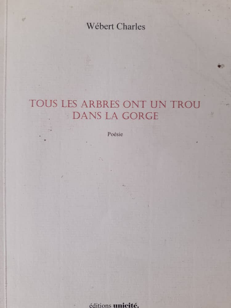 Wébert Charles ou la poésie en exil
