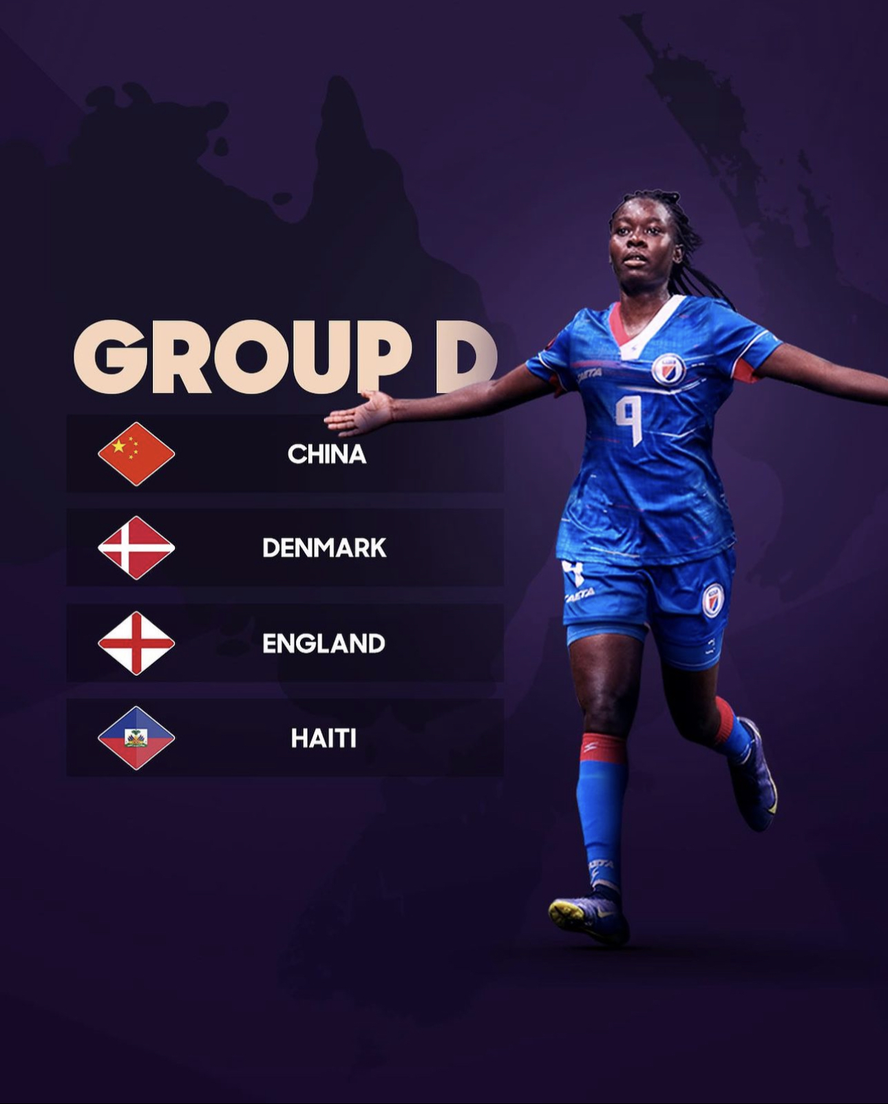 Coupe du monde Féminine FIFA 2023:  Haïti - Angleterre du lourd pour les Grenadières
