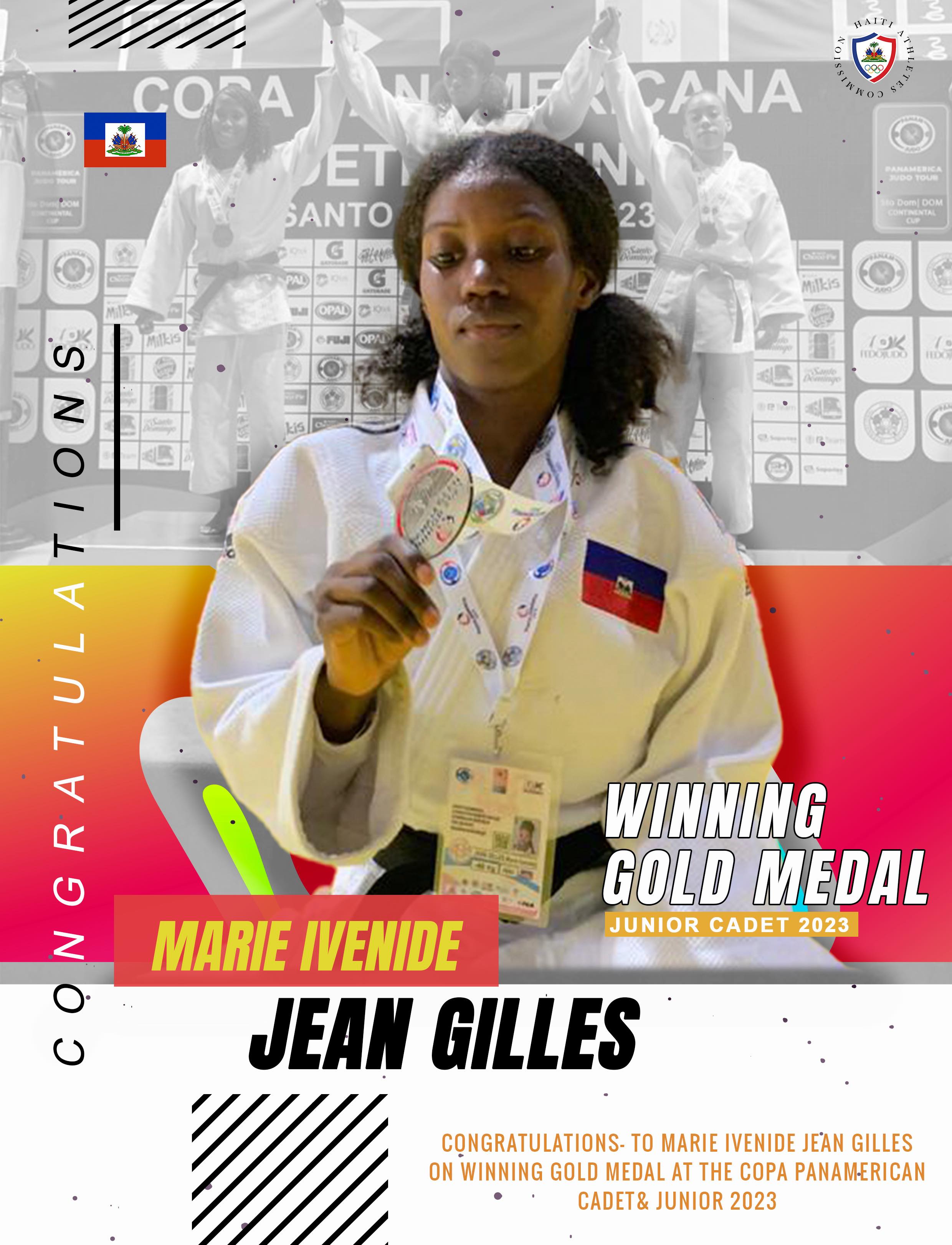 Judo : Qui est Marie Ivenide Jean Gilles, la médaillée d'or à la Copa Panamericana 2023 ?