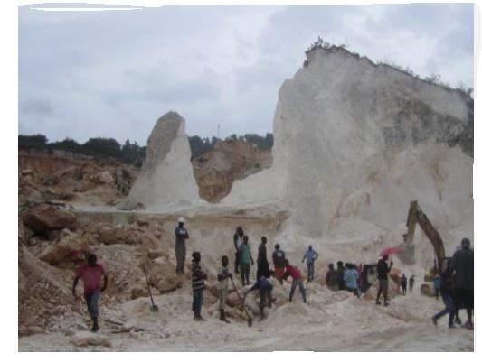 Haïti et ses gisements de carbonate de calcium pur et blanc